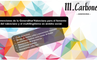 Subvenciones para asociaciones sin ánimo de lucro Comunitat Valenciana – Fomento del Valenciano