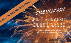 Subvenciones para la organización de actividades culturales y artísticas | Promoción de Cultura Valenciana