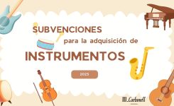 SUBVENCIONES PARA INSTRUMENTOS MUSICALES 2023